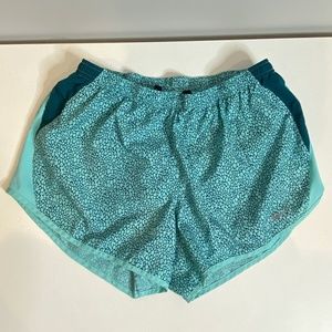 Nike Dri-Fit Running Shorts - Light Blue & Navy